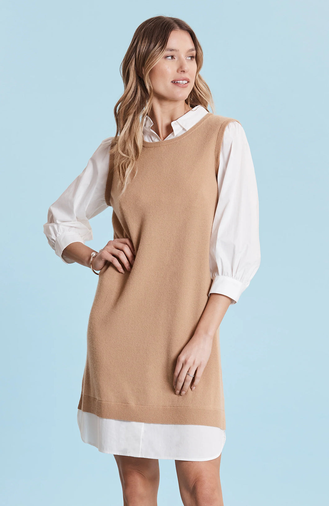 2 Fer Cashmere Dress - Camel