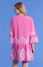 Holly Cotton Skimmer Dress - Cheeky Pink