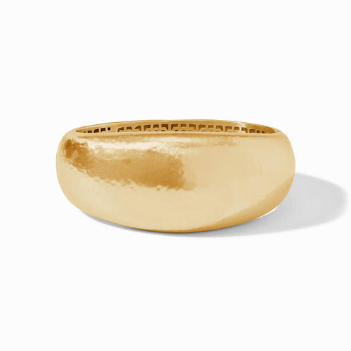 Catalina Statement Hinge Bangle - Gold