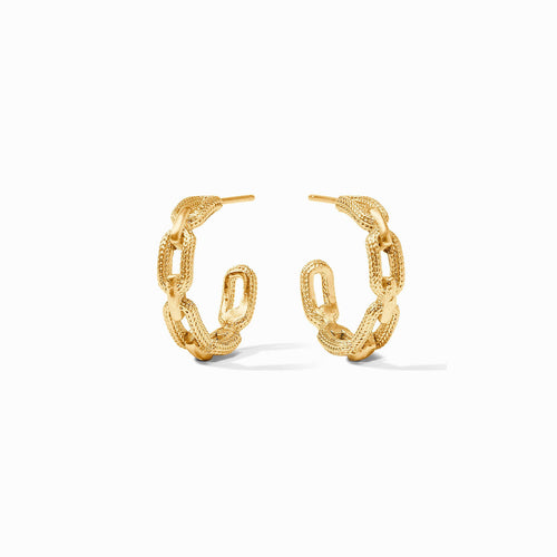 Cheval Paperclip Hoop Medium - Gold