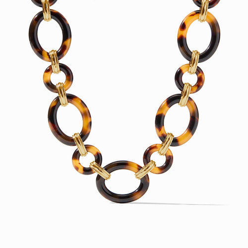 Madison Link Necklace - Tort