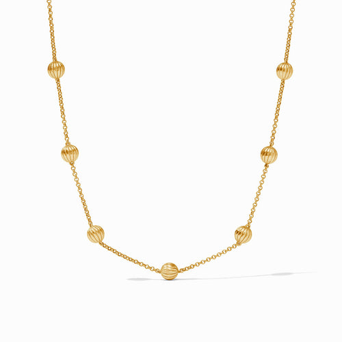 Cirque Delicate Station Necklace - Gold