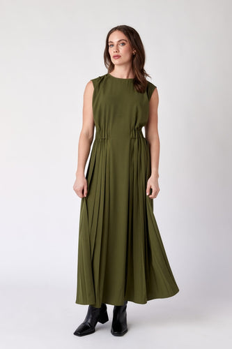 Brantley Dress - Loden Green