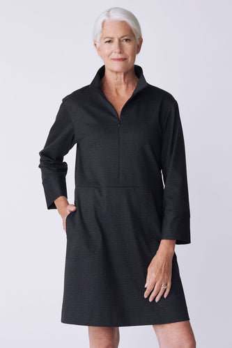 Harper Dress - Charcoal