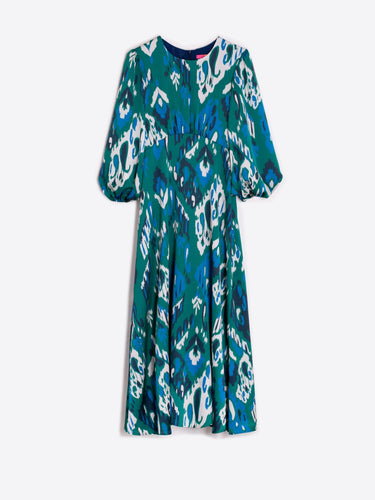 Erin Dress - Green/Blue