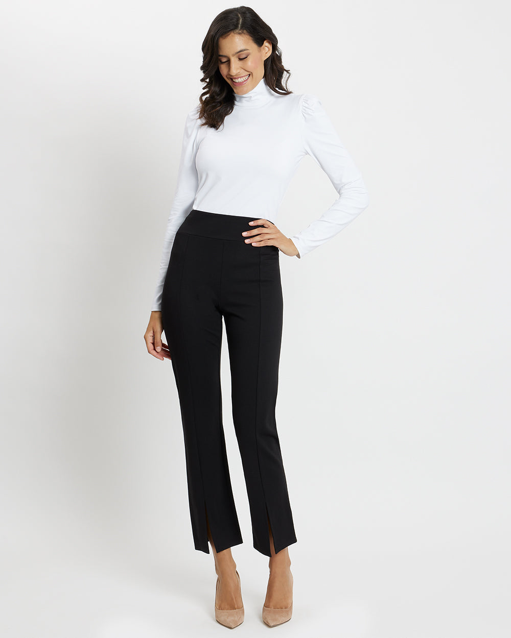 Martina Velvet Pant - Black