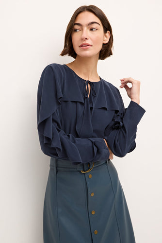 Nora Blouse - Naval