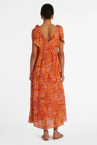 Gigi Maxi Dress - Clementine Check