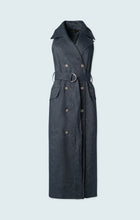 Denim Sleeveless Dress- Denim