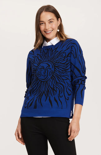 Sun/Moon Jacquard Sweater