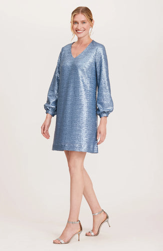 Porter Sequin Dress - Dove