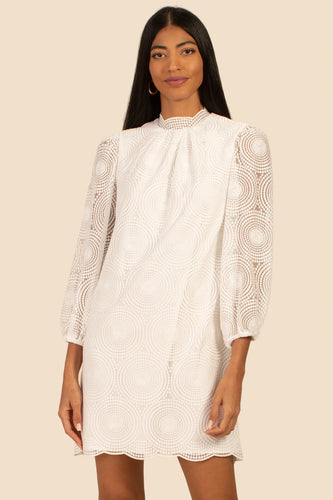 Palm Colony Dress - Whitewash